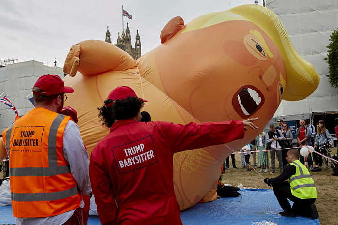 трамп, англия, лондон, протесты