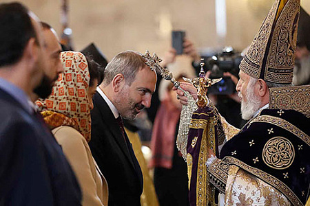 пашинян, католикос гарегин, армения, раскол, сурб саркис, ереван, эчмиадзин