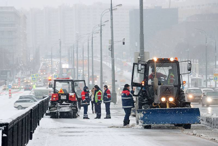 москва, снегопад, снег, уборка