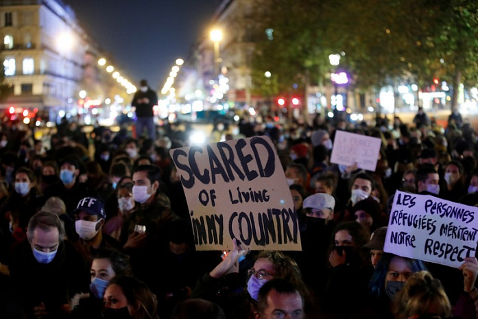 париж, полиция, протесты