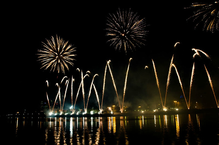 россия, москва, фейерверк, фестиваль