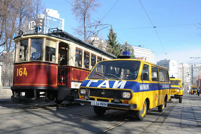россия, москва, трамвай, парад, конка