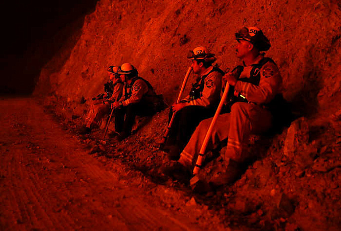 сша, калифорния, лесные пожары, Mendocino Complex Fire