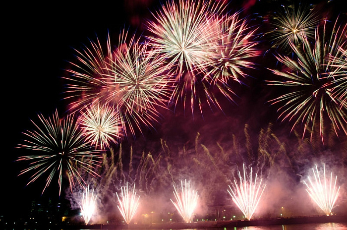 россия, москва, фейерверк, фестиваль