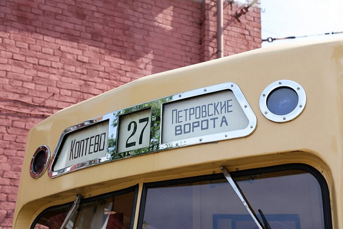 россия, москва, день городского транспорта, трамваи, парад