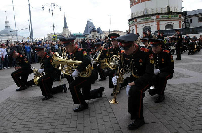 россия, москва, музыка, суворовцы, спасская башня