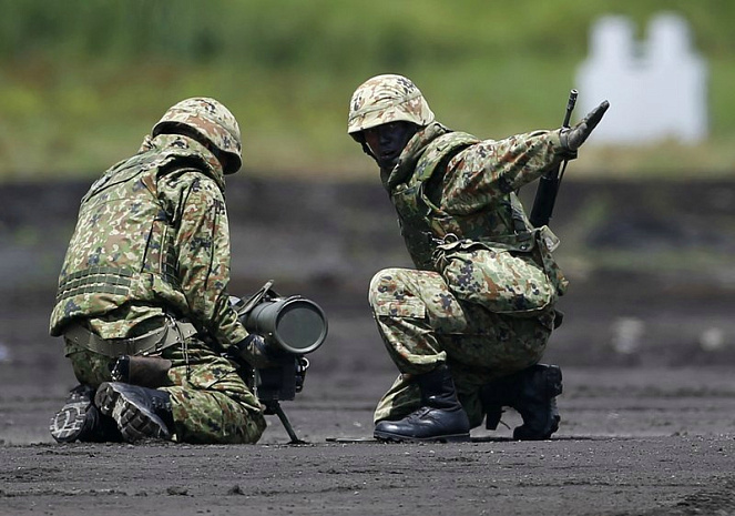 япония, оборона, учения