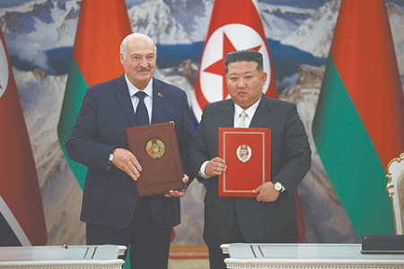 белоруссия, лукашенко, визит в кндр, ким чен ын, соглашение о сотрудничестве, внешняя политика, сша, трамп