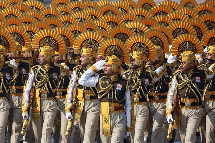 индия, день республики, армия, парад