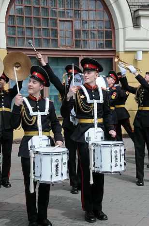 россия, москва, музыка, суворовцы, спасская башня