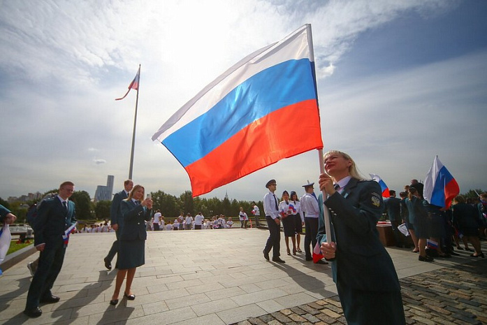 россия, день государственного флага, москва, празднование