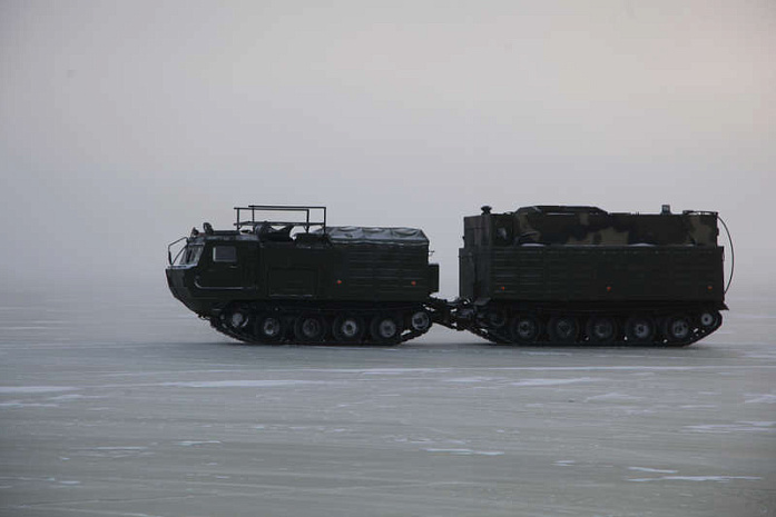 вездеходы, армия, арктика, поход