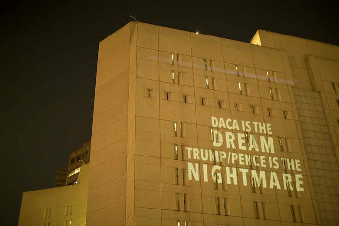 сша, протесты, DACA