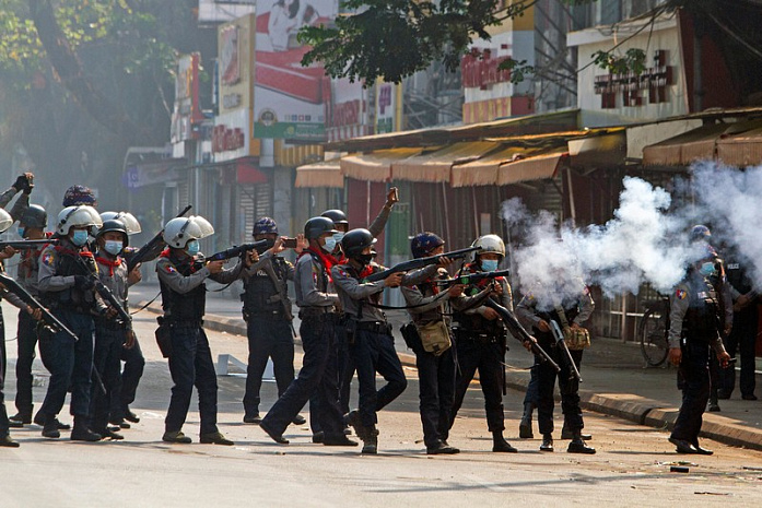 мьянма, переворот, протесты