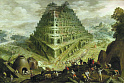 Вавилонская башня из голых мужчин