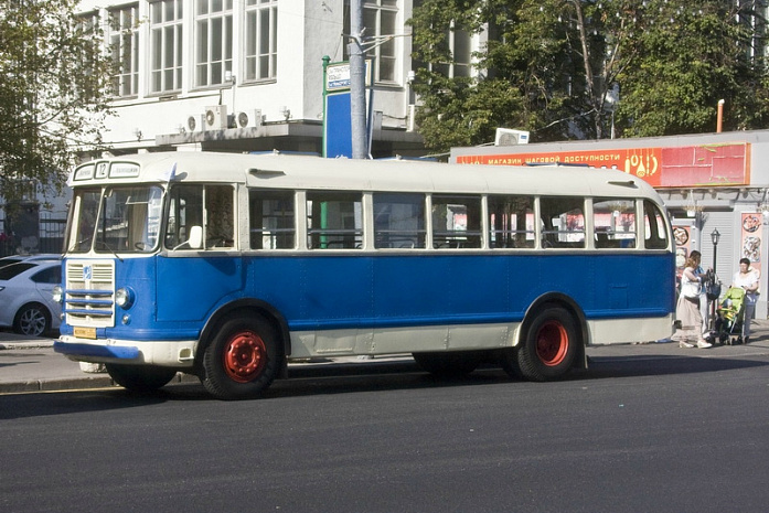 москва, транспорт, история, автобус, юбилей