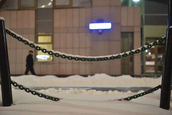 москва, снегопад