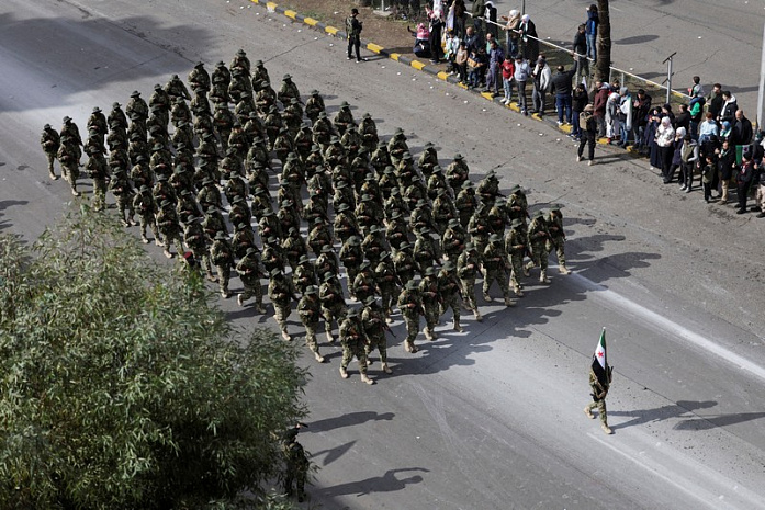 сирия, асад, режим, падение, годовщина, парад