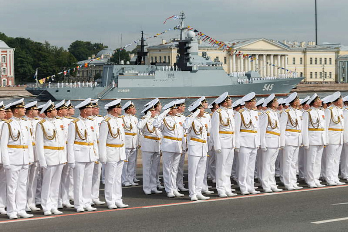 россия, флот, санкт-петербург, парад, день вмф