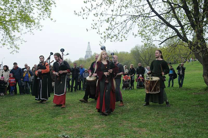 россия, москва, коломенское, рыцари, турнир, святой георгий