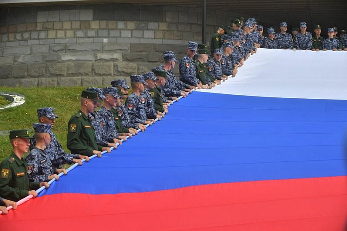 россия, государственный флаг, праздник