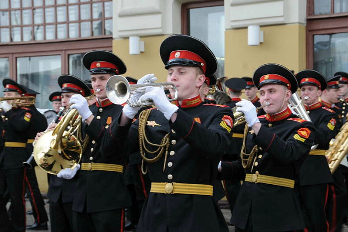 россия, москва, музыка, суворовцы, спасская башня