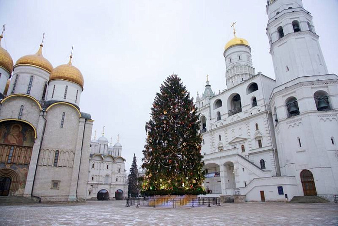 москва, праздник, новый год