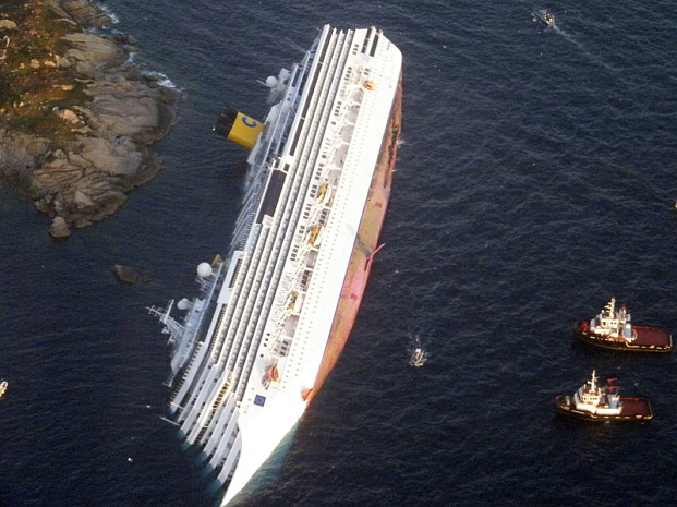 Италия, лайнер, Costa Concordia