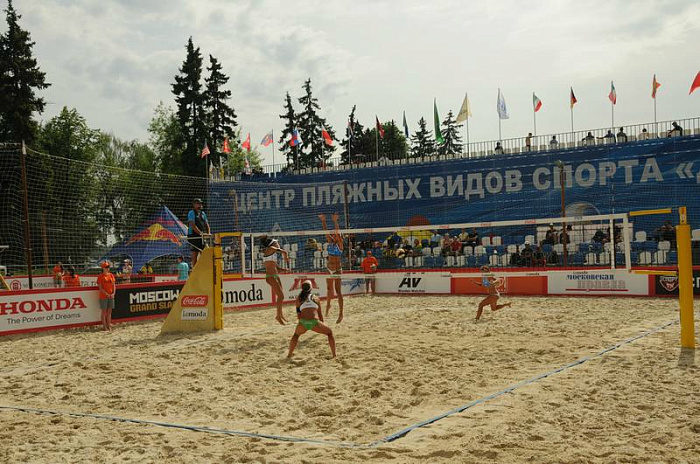 россия, москва, спорт, пляж, пляжный волейбол, большой шлем