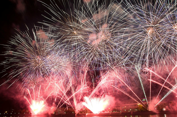 россия, москва, фейерверк, фестиваль