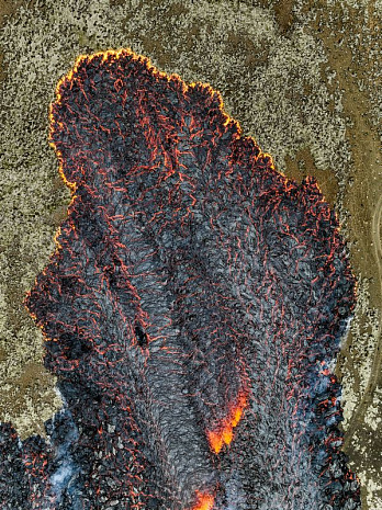 исландия, вулкан, извержение