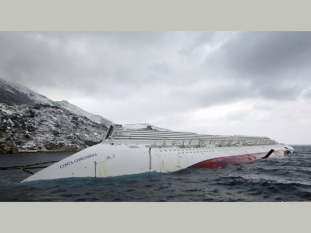 Италия, лайнер, Costa Concordia