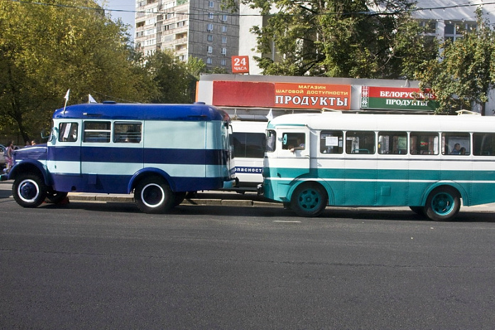 москва, транспорт, история, автобус, юбилей