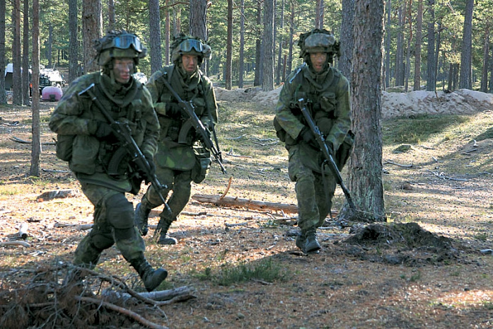 финляндия, армия, полигон