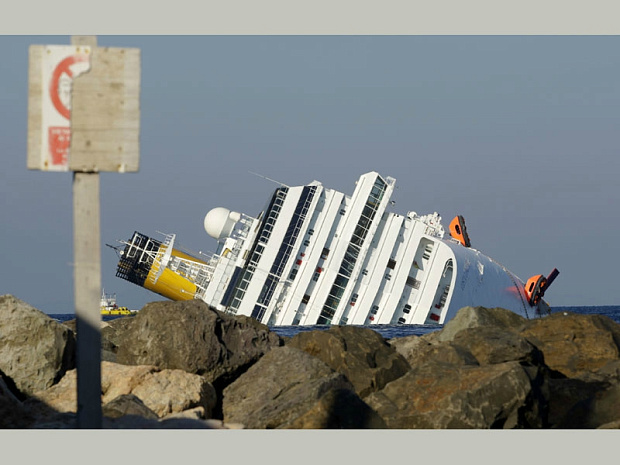 Италия, лайнер, Costa Concordia
