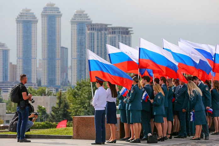 россия, день государственного флага, москва, празднование
