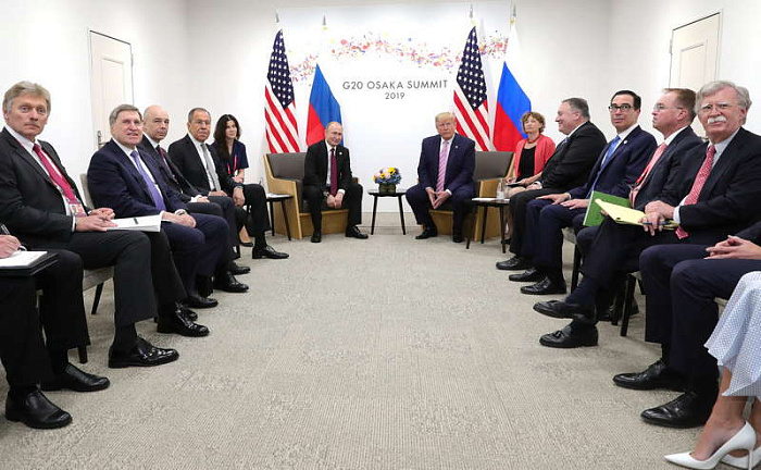 путин, трамп, встреча, осака