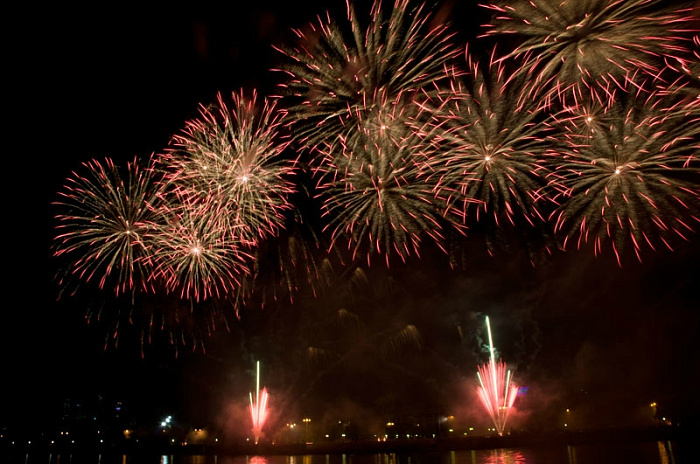 россия, москва, фейерверк, фестиваль