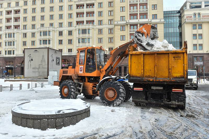 россия, москва, снегопад