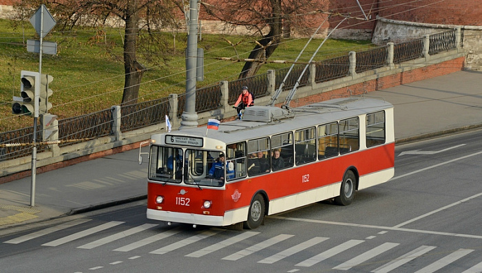троллейбус, транспорт, город, москва