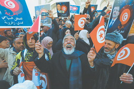 тунис, президент, парламент, протесты, межрасовые волнения, экономический кризис, ссора, всемирный банк