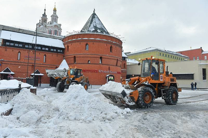 россия, москва, снегопад