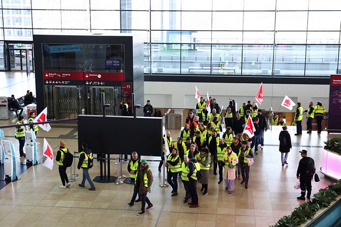 германия, аэропорт, Берлин, Бранденбург, забастовка