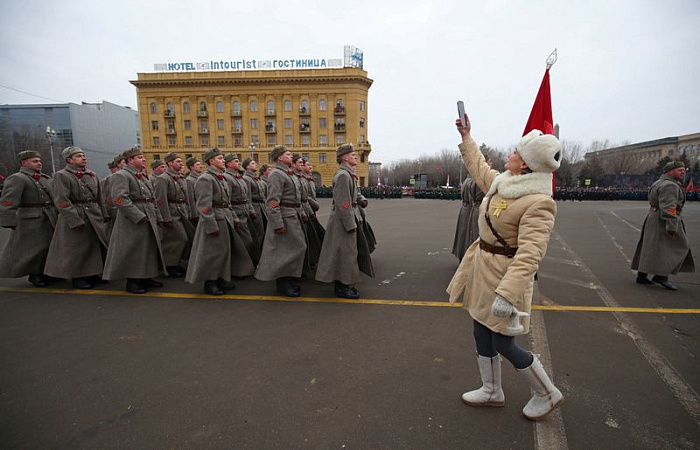 россия, сталинградская битва, юбилей, парад
