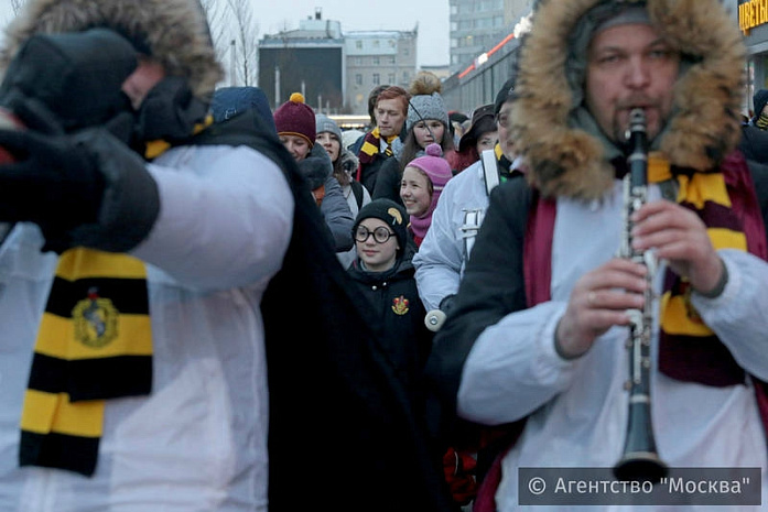 москва, флэшмоб, гарри поттер