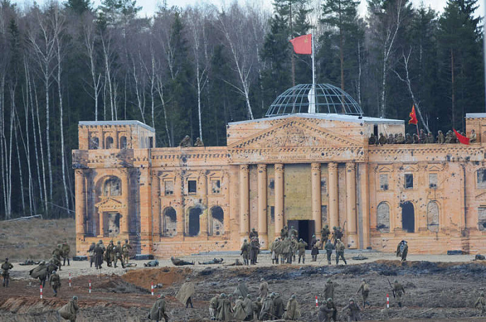 россия, реконструкция, штурм берлина, парк патриот