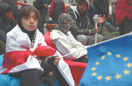 грузия, грузинская мечта, холодная война, ес, санкции. тройные стандарты, оппозиция, протесты, экстремизм, общестов, евроскептицизм