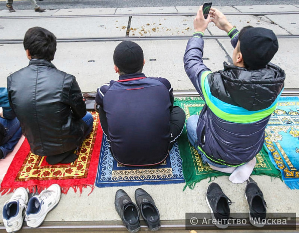 москва, мечеть, курбан-байрам