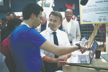 франция, макрон, выставка инноваций, vivatech, ит