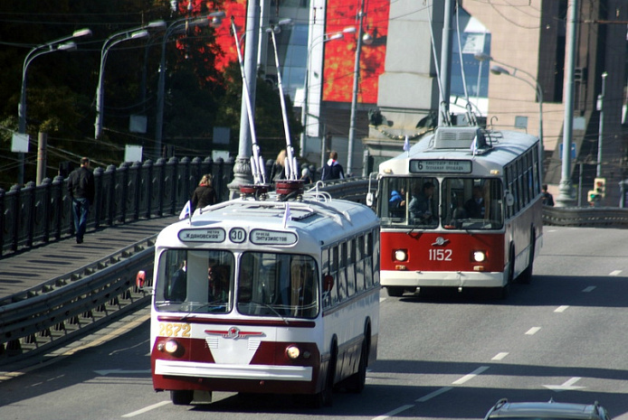 москва, транспорт, троллейбус